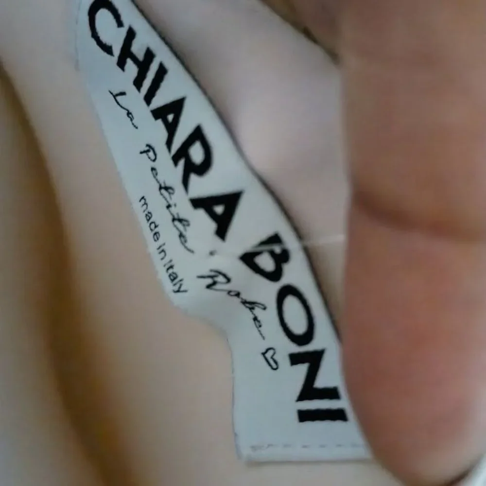 Chiara Boni made in Italy Metallic Gold Gown Size 0 Long Evening Pleated Waist D - Picture 10 of 12